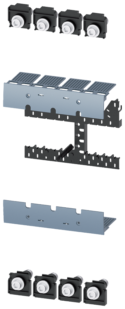 BREAKER 3VA6 400 600A 4P PLUG IN CONV KT