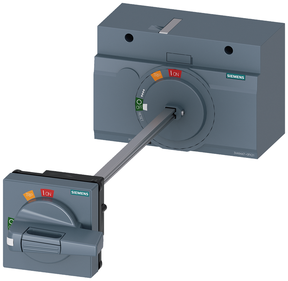 BREAKER 3VA6 600A PLASTIC ROT HDL 4X LOK