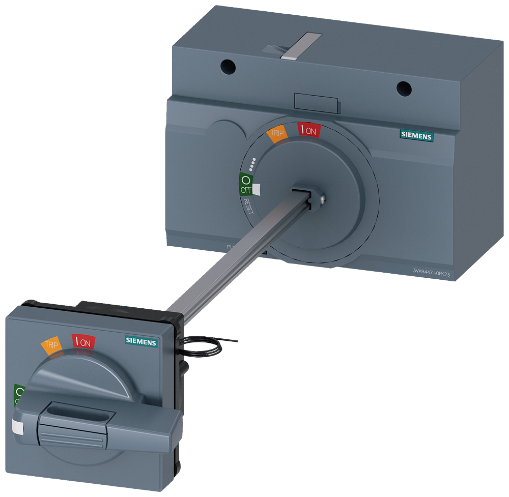 BREAKER 3VA6 600A PL ROT HDL 4X ILUM LOK