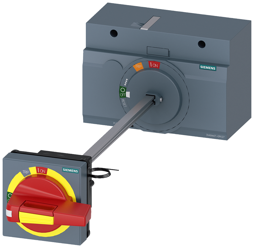 BREAKER 3VA6 600A EM ROT HDL 4X ILUM LOK