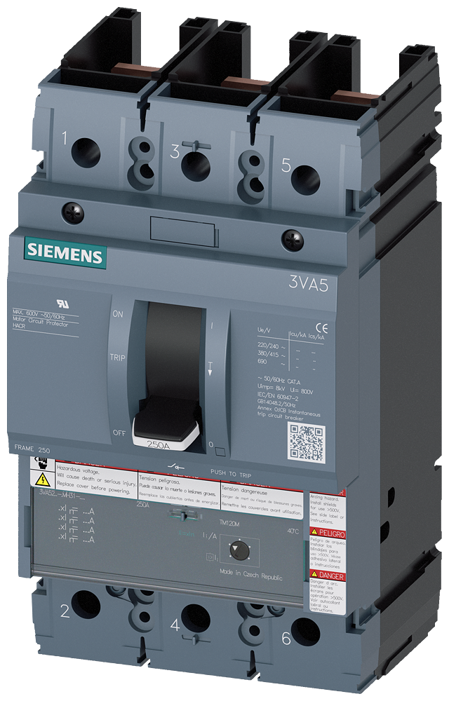 3VA52,FS250,3P,250A,TM120M,AM,V HB,HR