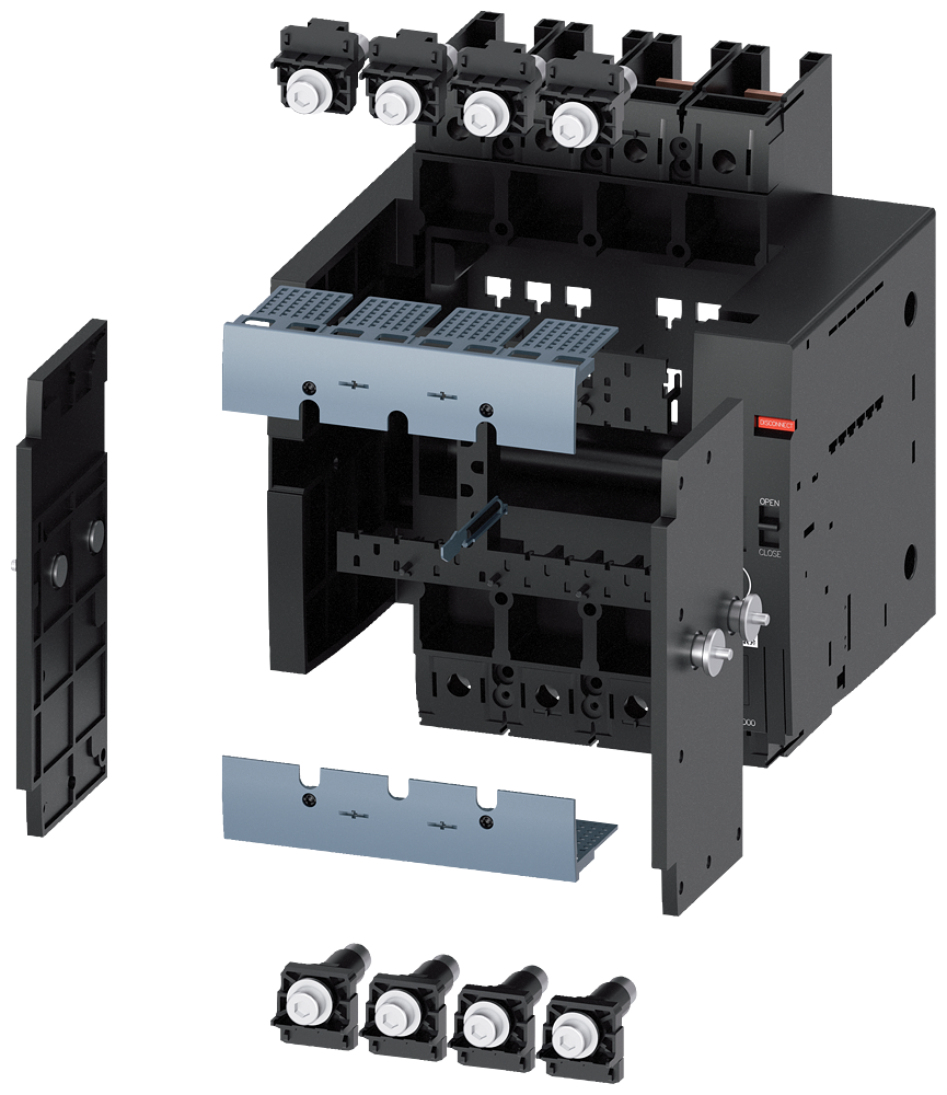 BREAKER 3VA6 250 4P COMPLETE DRW OUT KIT