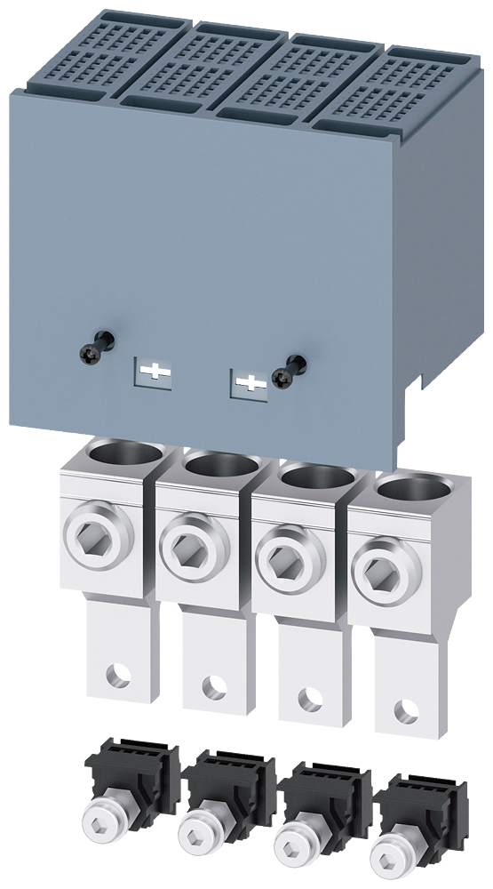 BRKR 3VA5 125A 4P LUG W/CVR 1W