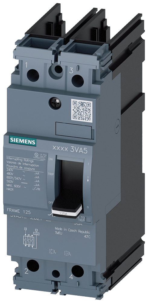 3VA5,FS125A,2P,45A,25kA@600V,TM210,FTFM