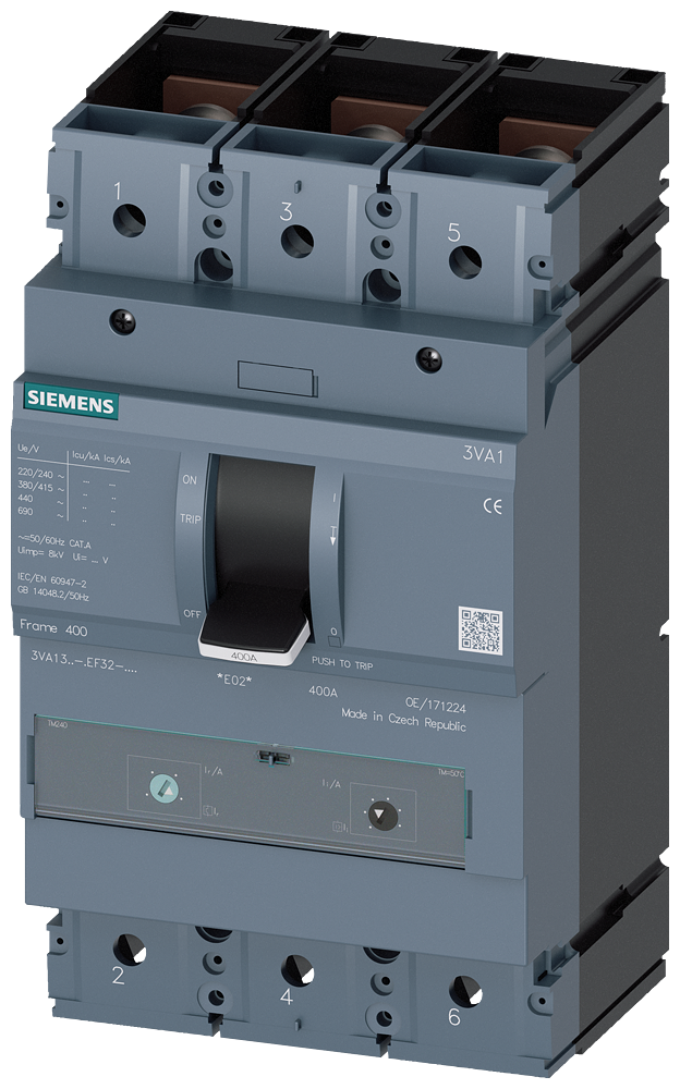 3VA13,3P,400A,70kA@415V,TM240,ATAM,NK
