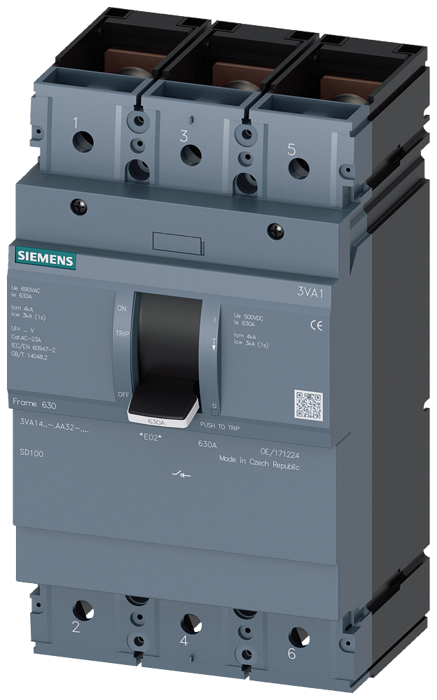 3VA14 BRK,3P,630A,Switch Disconnector,NK