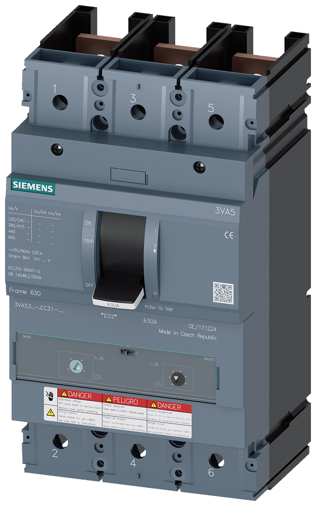 3VA5,FS400A,3P,400A,18kA@600V,TM240,ATAM