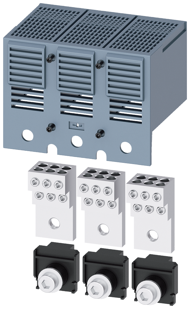 BRKR 3VA6 600A 3P DIST LUG W/CVR 6W W/PH