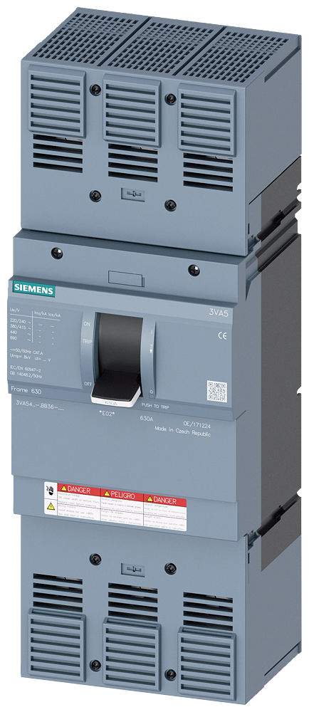 MCSW 3VA54 3P 600A 100KA AL