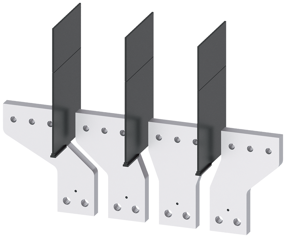 Front bus connectors offset, 4 pcs.