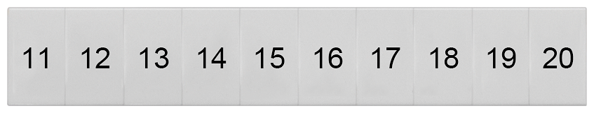 LABEL,HORIZPRINT 11->20,FRNT,6.2MM,STRIP