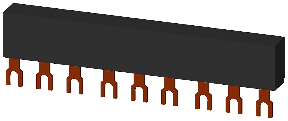 3-PHASE BUSBARS MODULAR SPACING 45MM
