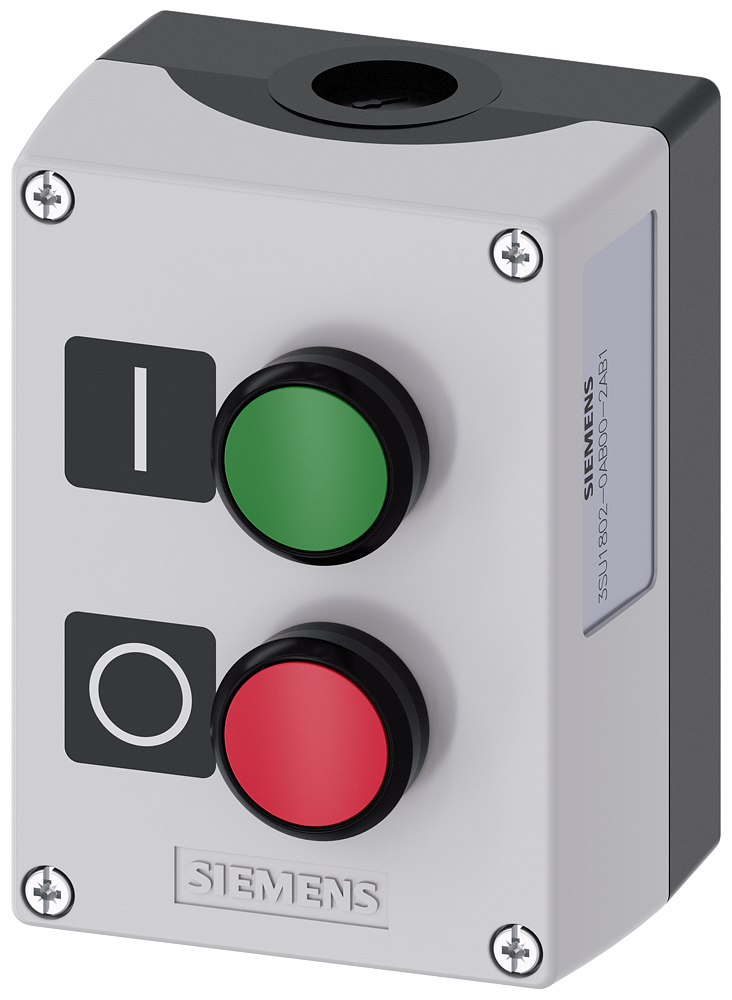 Enclosure for command devices, 22 mm, round, plastic