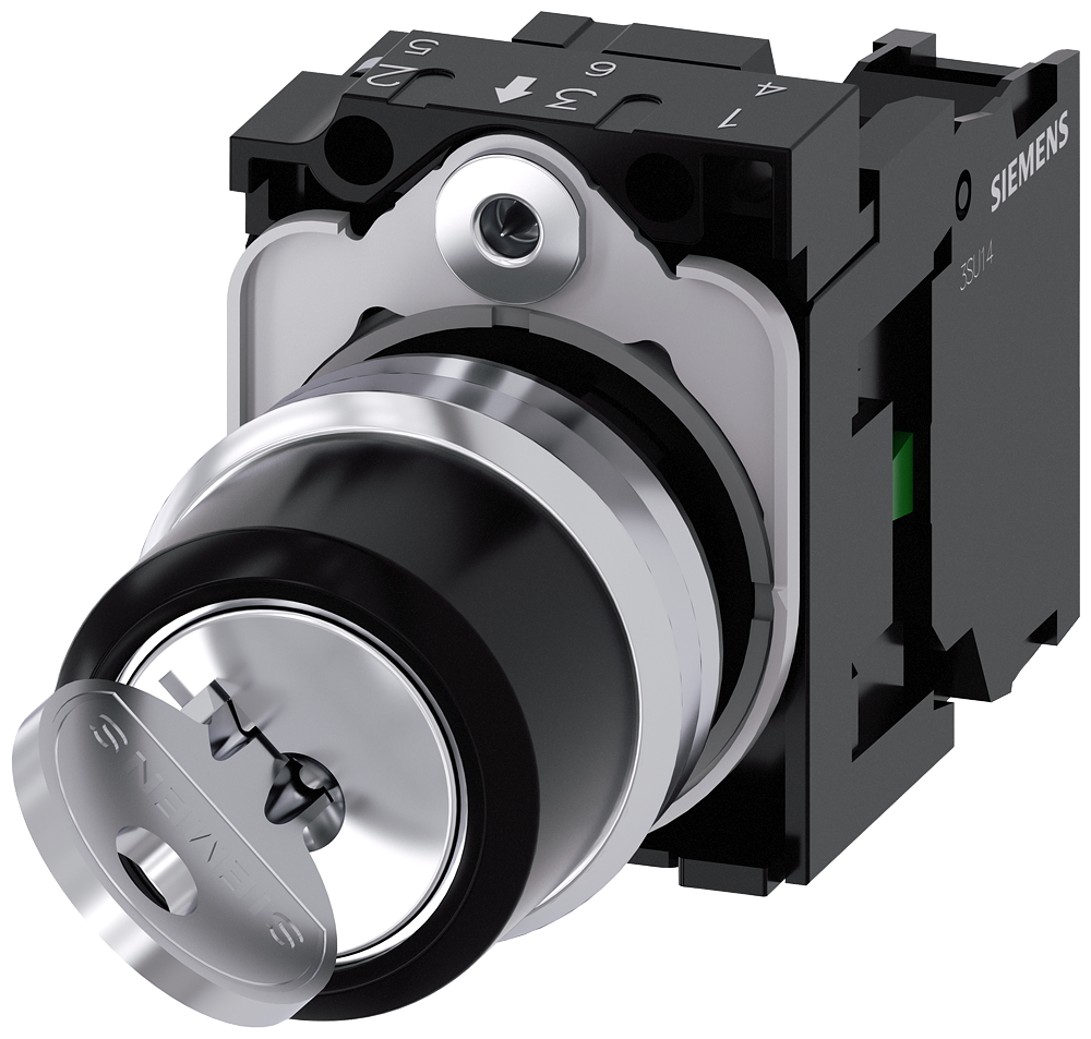 KEY SW, 2POS, MTND, KEY REMOVAL IN ALL