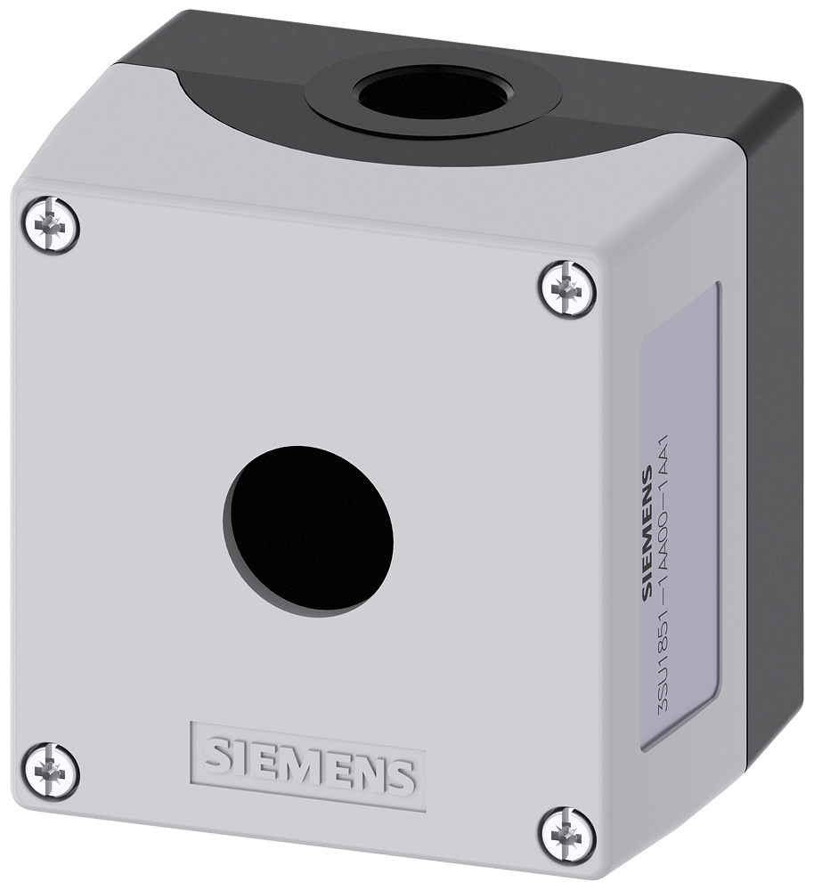 ENC METAL,GREY TOP, 1 HOLE FRONT MOUNT