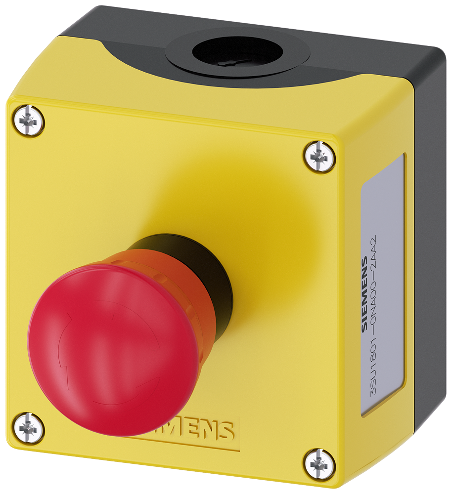 Enclosure for command devices, 22 mm, round