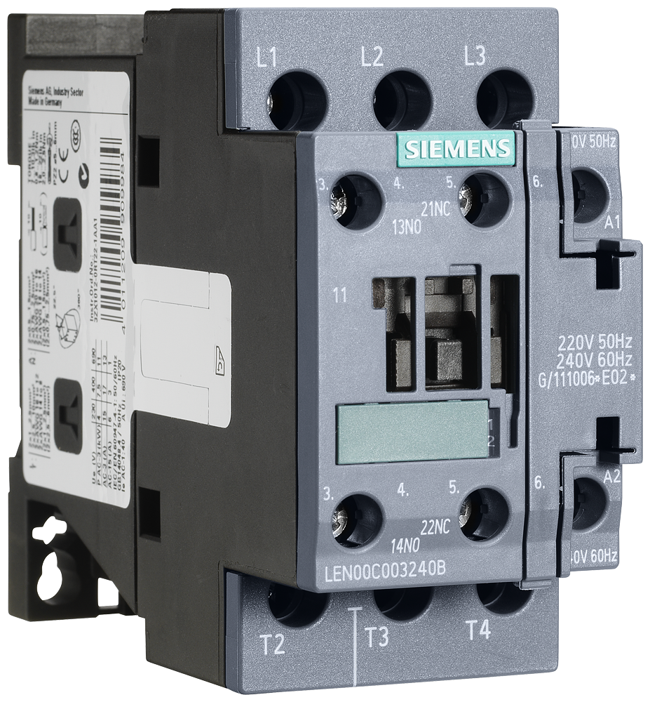 Electrically held lighting contactor, Contactor amp rating 30A, 0 N.C. / 3 N....