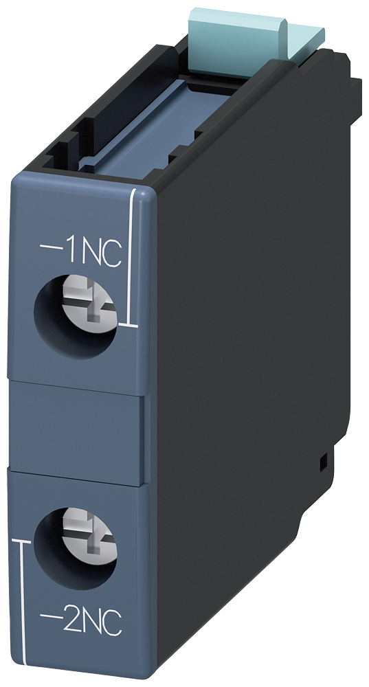 Auxiliary switch 1 NC, EN50005 for motor contactors, 1pol.