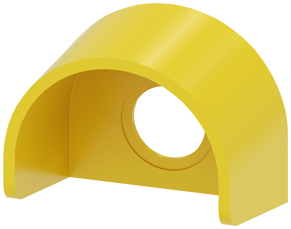 PROTECTIVE COLLAR, YELLOW,F. EM STOP