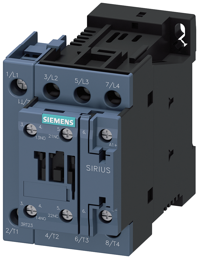 Contactor, AC-1, 35 A/400 V/40 °C, S0, 4-pole, 24 V DC, 1 NO+1 NC