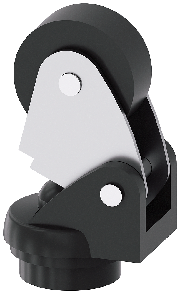 OPERAT HEAD,ROLL LEVER,PLASTIC ROLL,22MM