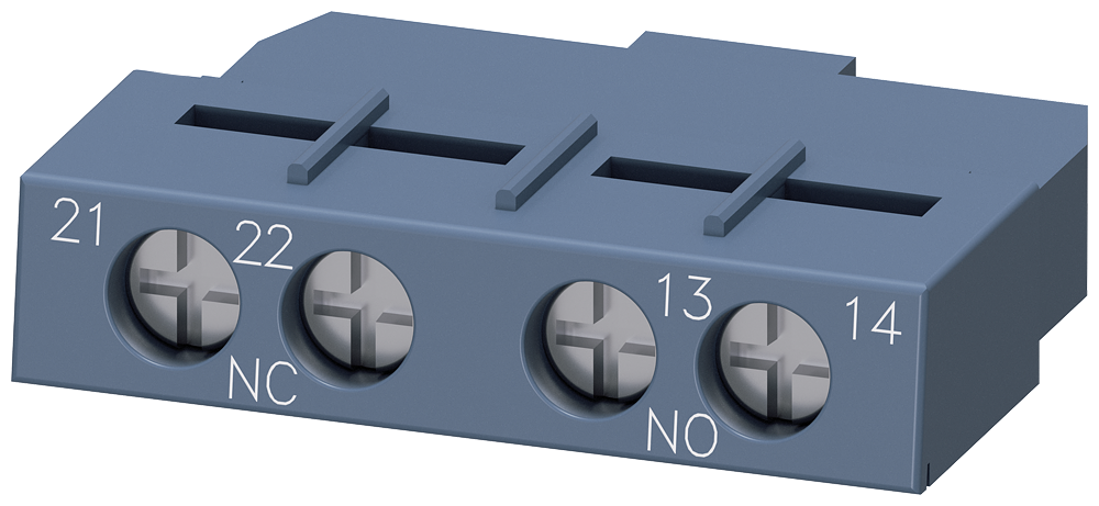 Auxiliary switch transverse, 1 NO + 1 NC, for circuit breaker S00/S0