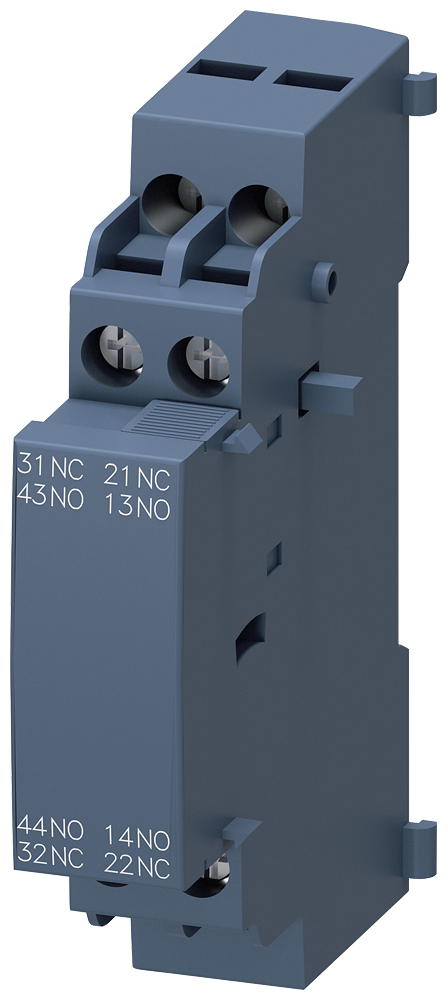 Auxiliary switch attachable on the side 2 NO + 2 NC for circuit breaker, S00/S0
