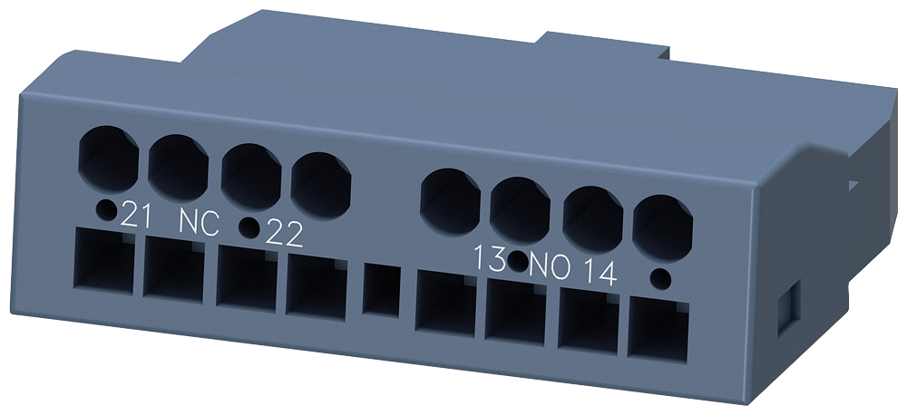 TRANSVERSE AUX. SWITCH 1NO+1NC SPRING