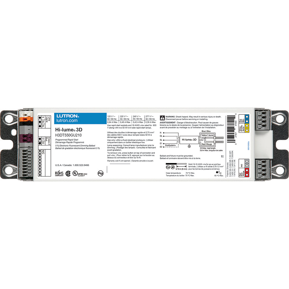 HI-LUME 3D BALLAST T5 BIAX 50W 2 LAMP
