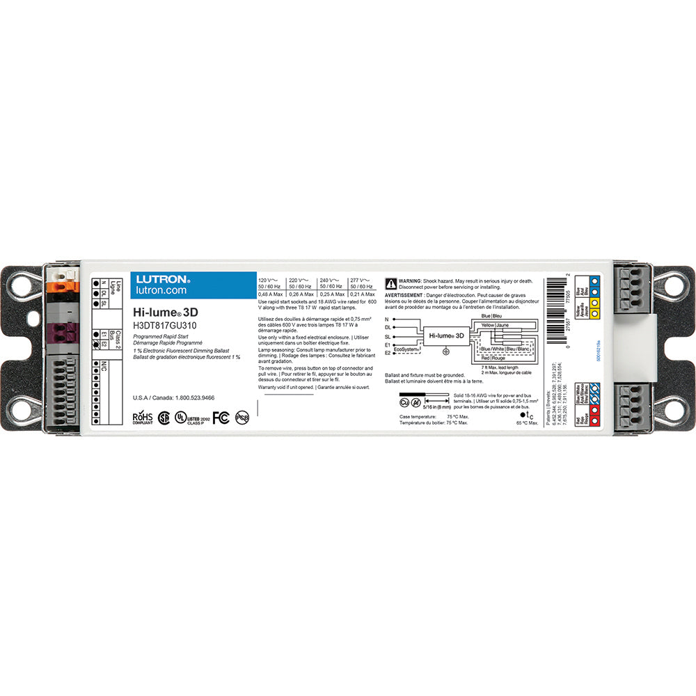 HI-LUME 3D T8 17W 3 LAMP G CAN 1.0 BF