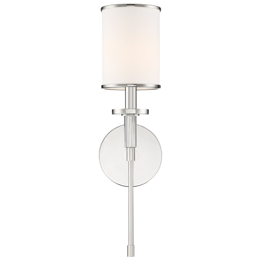 Hatfield 1 Light Polished Nickel Sconce