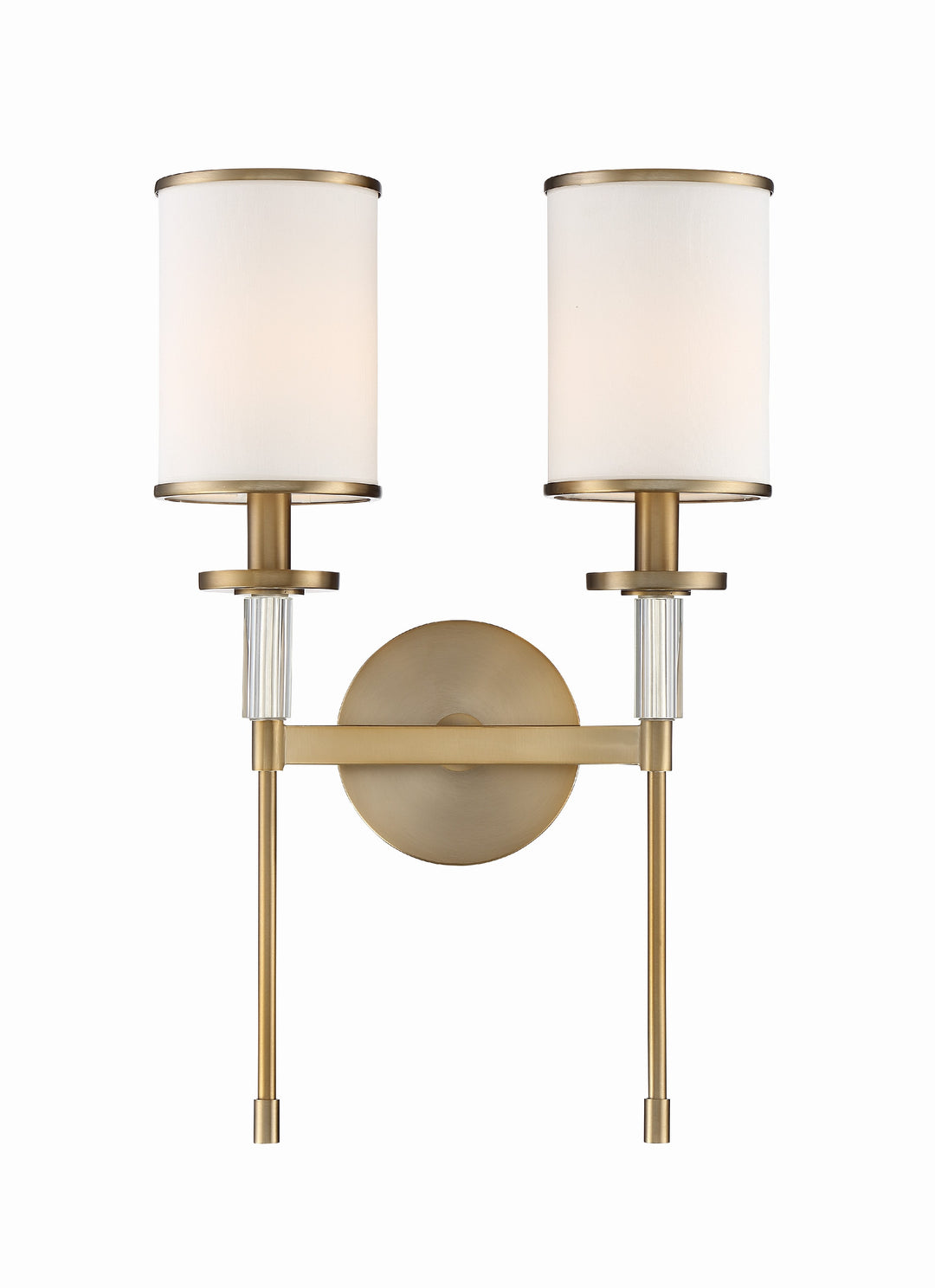 Hatfield 2 Light Vibrant Gold Sconce