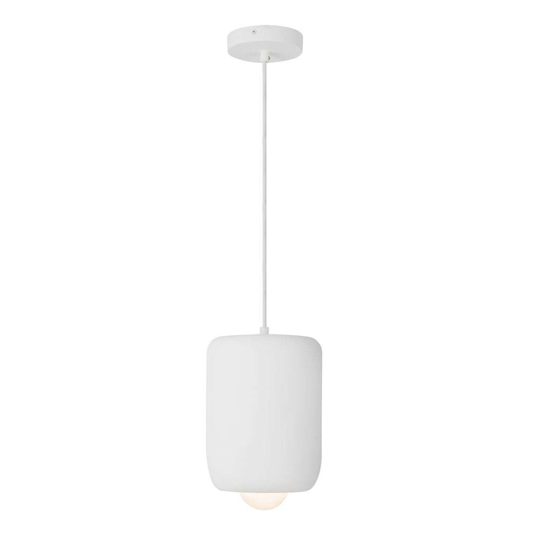 Hayden 7-in Antique White LED Pendant