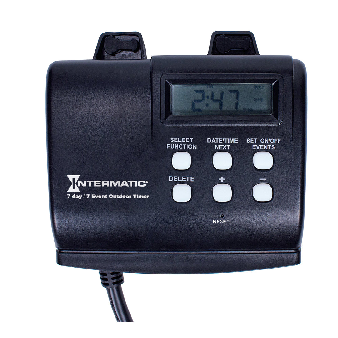 7-Day Outdoor Digital Plug-In Timer