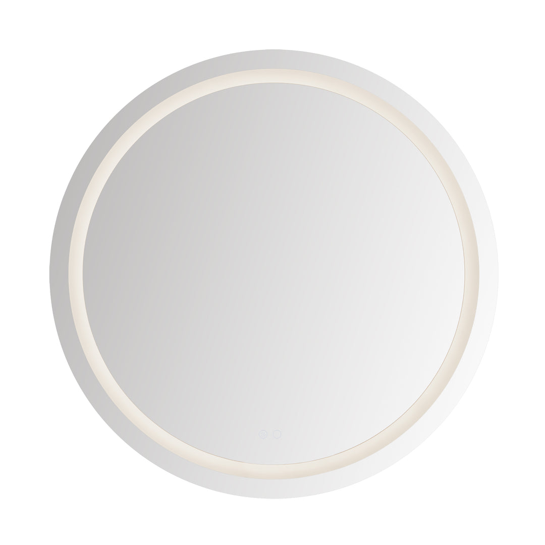 Hillmont 40-in Sandblasted Merc Edge LED Vanity Mirror