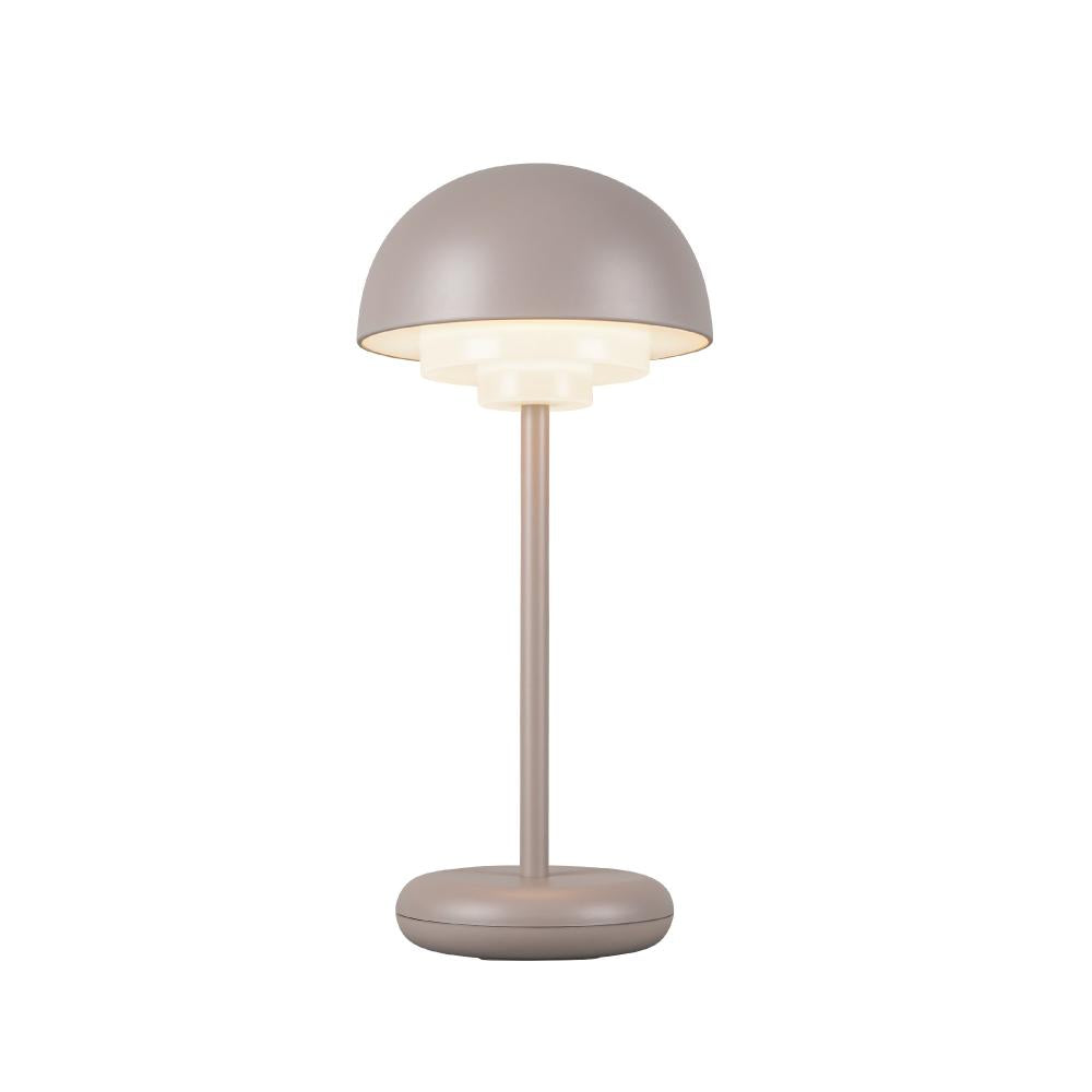 Hinata 5-in Moonstone Gray LED Table Lamp