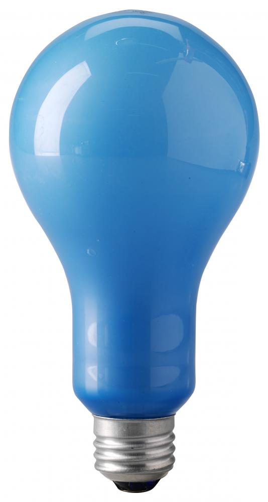 120V 250W  BLUE INSIDE FROSTED A-21  E26