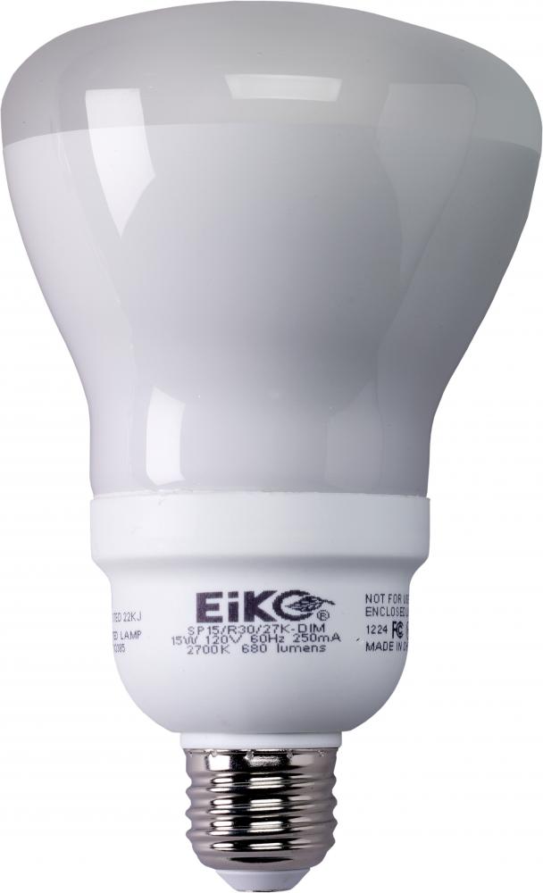 6500K   15W 120V R30 SHAPED DIMMABLE