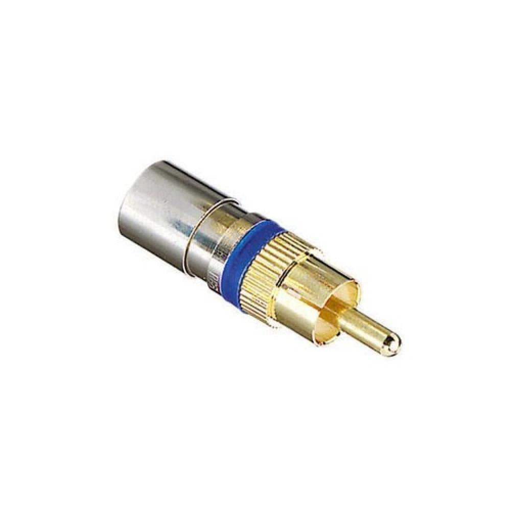 RG-6 RCA COMPRESSION CONN 4-PK