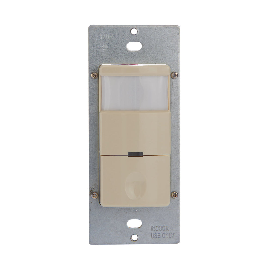 Commercial Grade In-Wall PIR Occupancy/Vacancy Sensor, Ivory