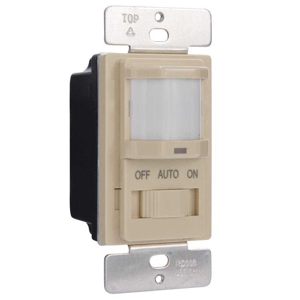 Residential In-Wall PIR Occupancy Sensor, No Neutral Required, Ivory