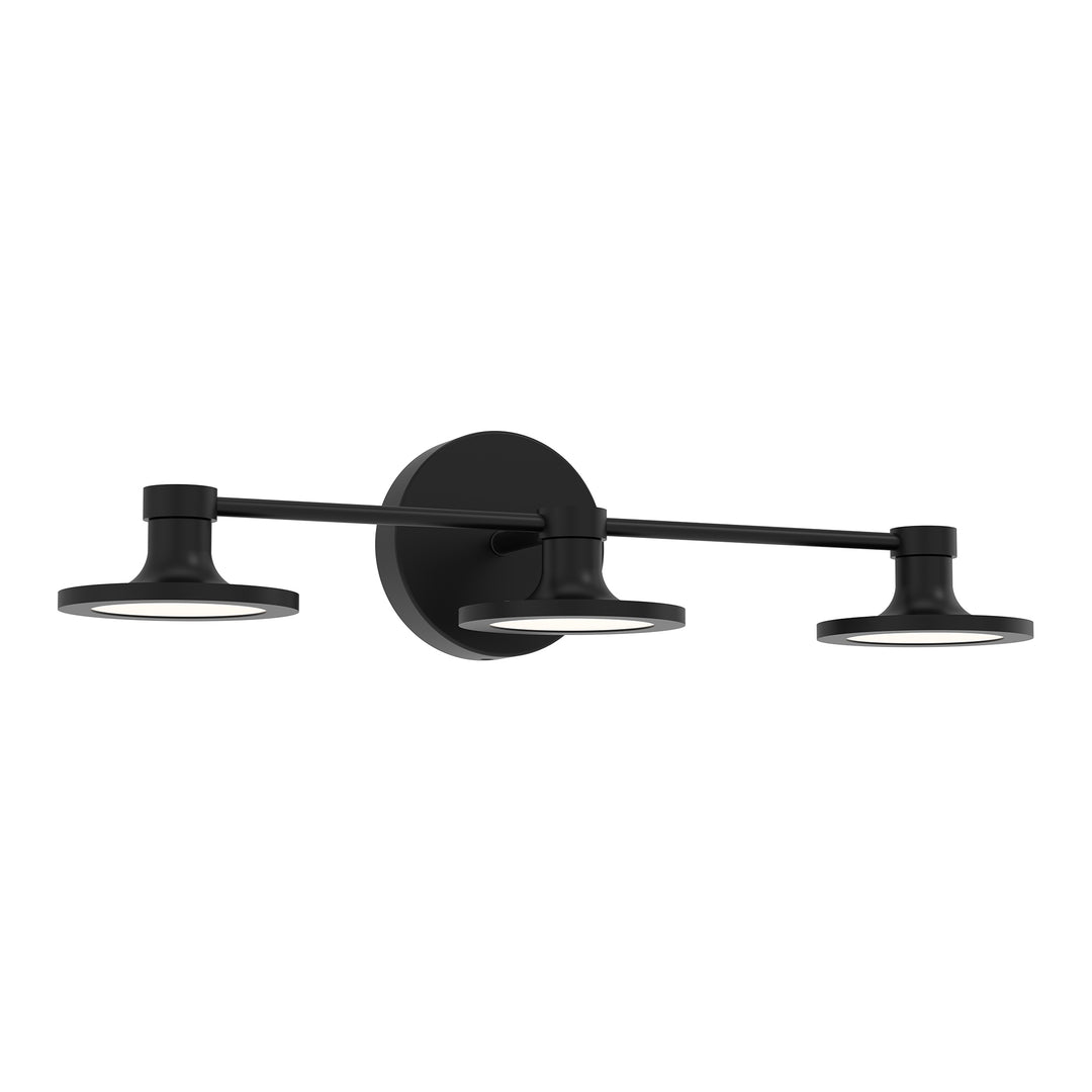 Issa 21-in Matte Black LED Vanity Light