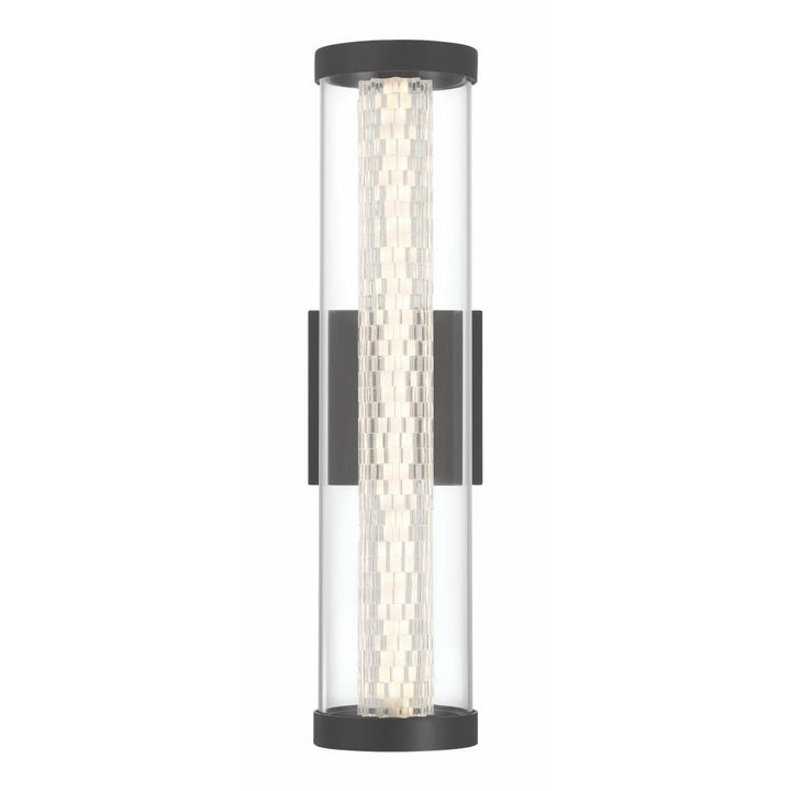 Savron 1 Light LED 18" Outdoor Sconce in Black