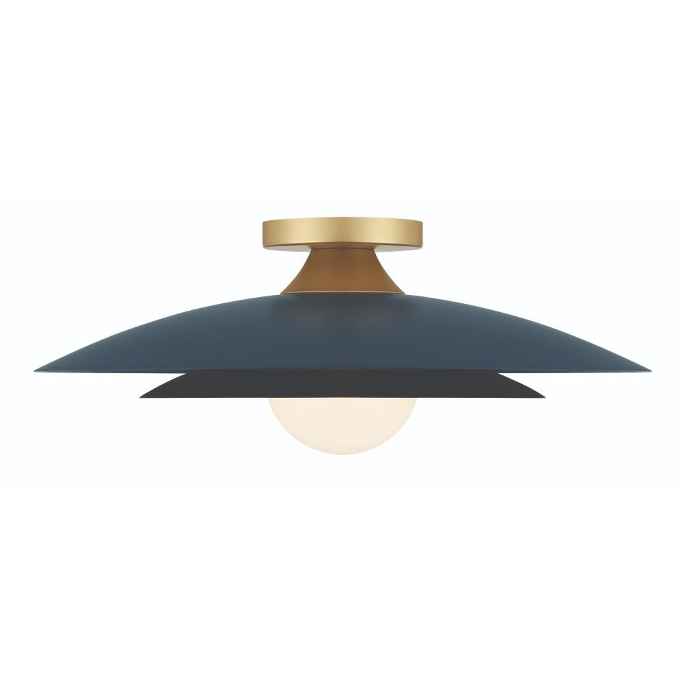 Welsh 1 Light LED 18" Sconce in Blue