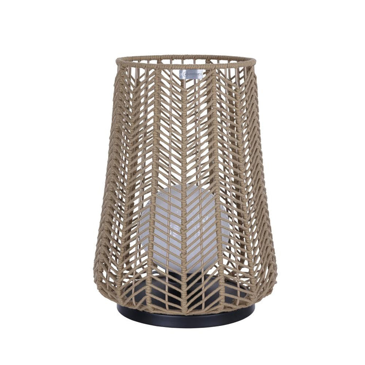 Elice 1 Light Outdoor Accent Lamp in Brown