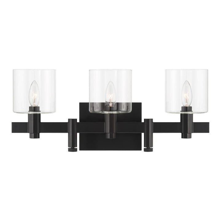 Decato 3 Light Sconce in Black