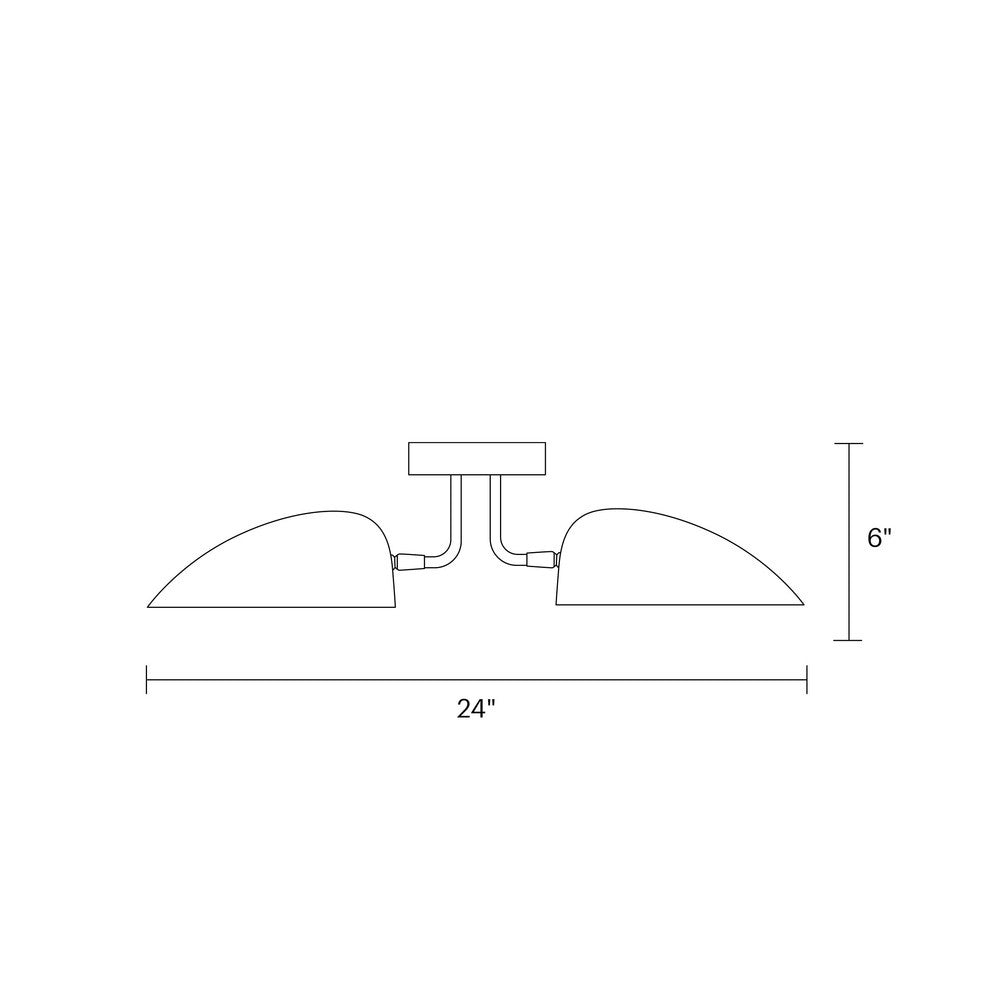 Jane Semi-Flush Mount