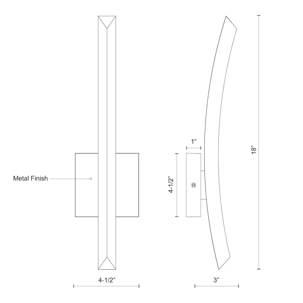 LED EX WALL (KATTARI) 12W GH