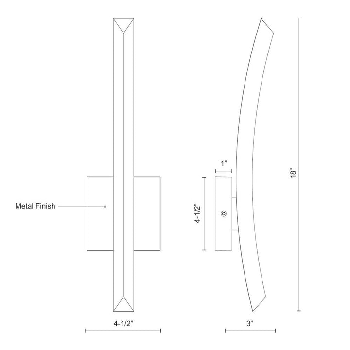 LED EX WALL (KATTARI) 12W GH