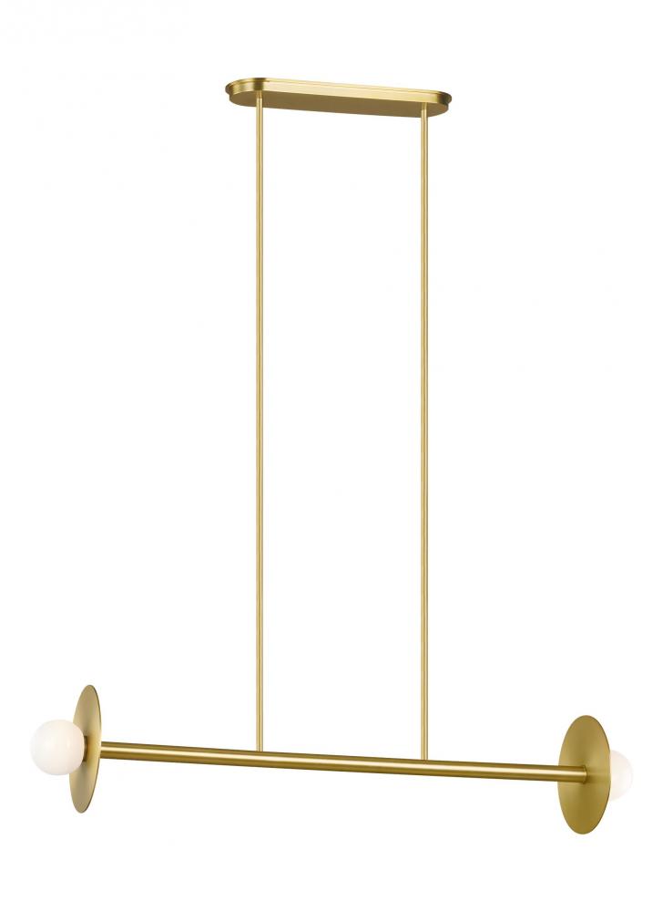 Nodes Medium Linear Chandelier